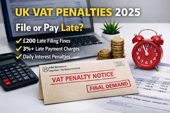 UK VAT Penalties 2025: What Happens If You File or Pay VAT Late?
